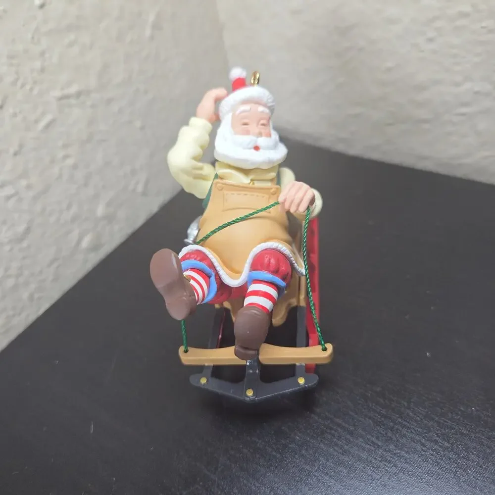Vintage 2005 Hallmark Keepsake Toymaker Santa Christmas Ornament